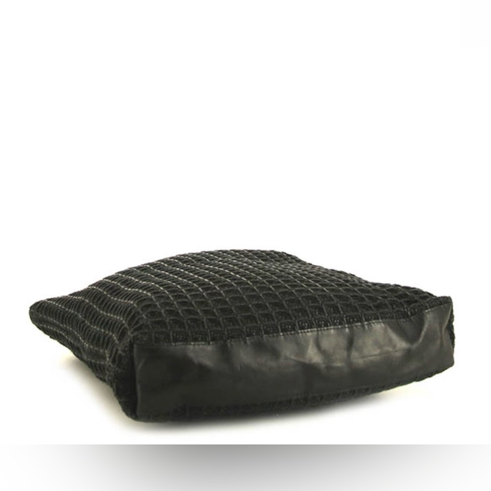 Hermès Shopper Tote in Black Braided Leather - Picture 4 of 12